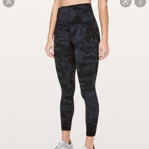 Lululemon Align II 25” Leggings Incognito Camo Multi Grey.